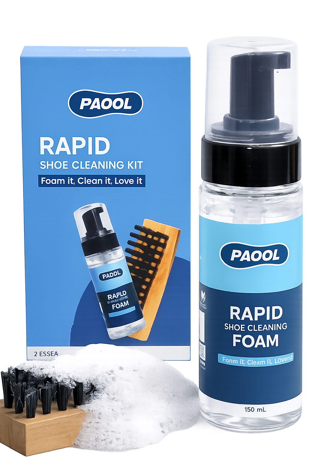 Paool premium shoe cleaner foam